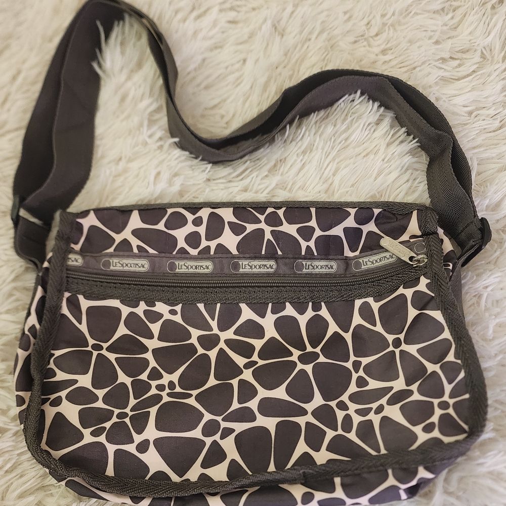 LeSportsac Grey and Cream Women's Bag